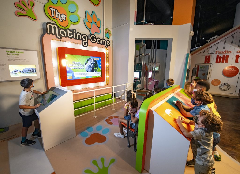 This tongue-in-cheek "Mating Game" explores a serious topic: how Zoo Miami and its partners around the world ensure the genetic diversity of the species in their care. Visitors can play the game to match up prospective mates.

Photo by Ron Magill/Zoo Miami